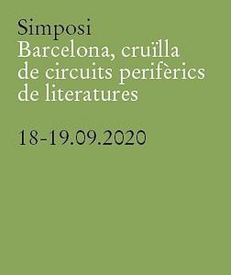Cartell 'Barcelona, cruïlla de circuits literaris perifèrics'