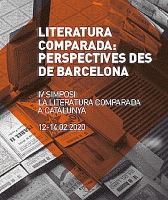 Cartell ' Literatura comparada. Perspectives des de Barcelona. La literatura comparada a Catalunya'. Imatge: Gabriel Casas, Dia del Llibre, Barcelona, 1932, (ANC)