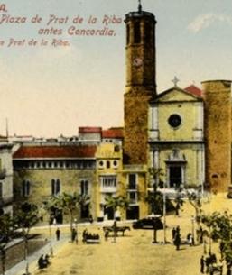 Foto: la plaça de Prat de la Riba (ara plaça de Sarrià) i el passeig de la Reina Elisenda de Montcada vers 1918-1923. Autoria: Jorge Venini. Arxiu Municipal del Districte de Sarrià - Sant Gervasi