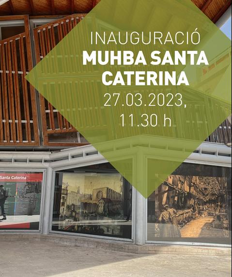 Inauguració de la reforma de l'espai patrimonial i de la museografia de MUHBA Santa Caterina