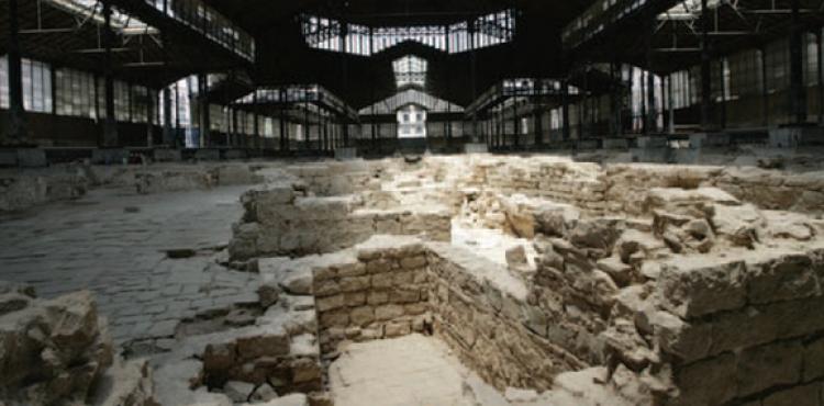 Restes arqueològiques del mercat del Born. © MHCB-Pere Vivas i Jordi Puig