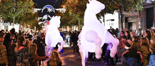 Cabalgata de Reyes del distrito de Gracia