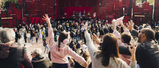 Christmas Festival in Plaça de Catalunya