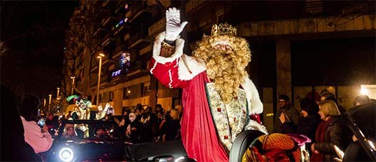 Kings' Parade through the Congress-Indians neighborhood, in the Sant Andreu district