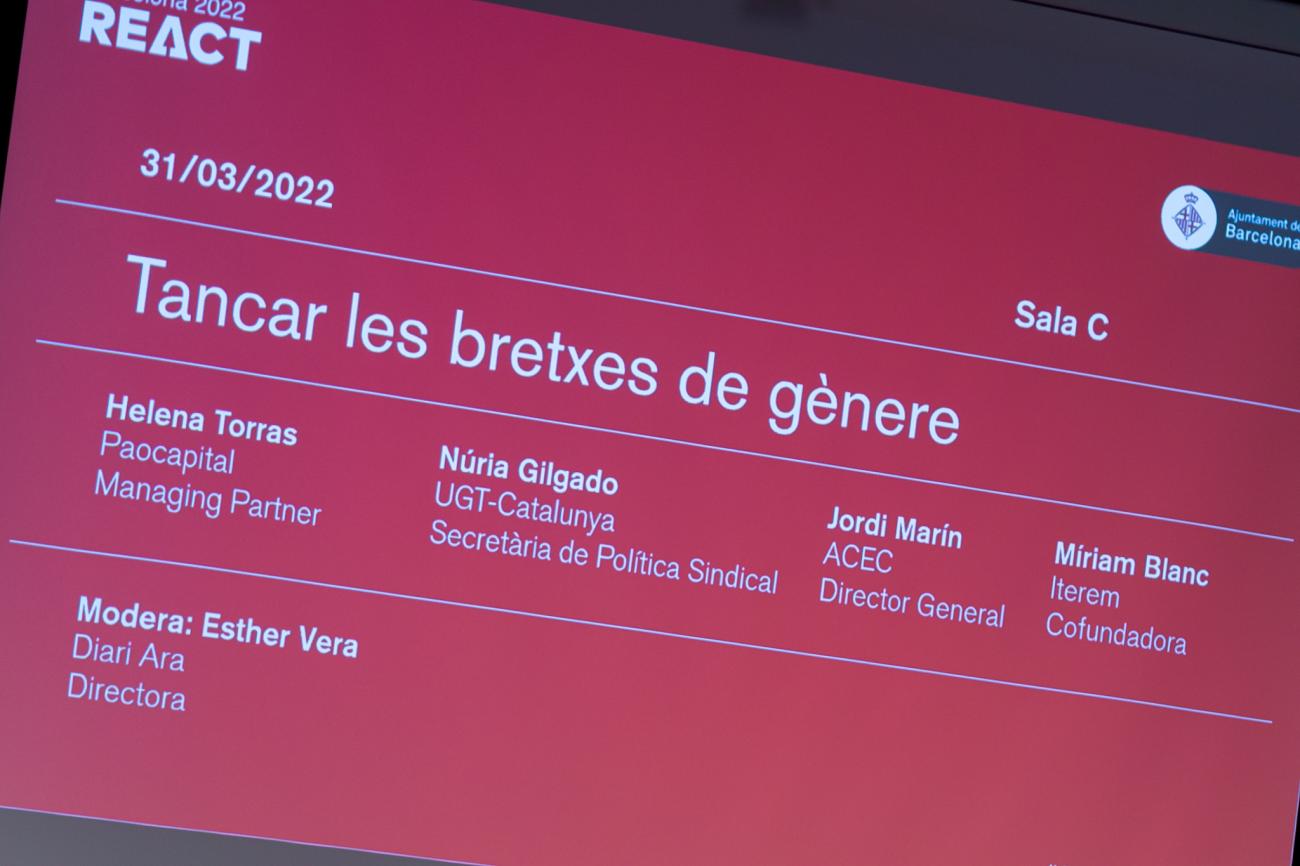 Barcelona REACT 2022 - Tancar les bretxes de gènere 03