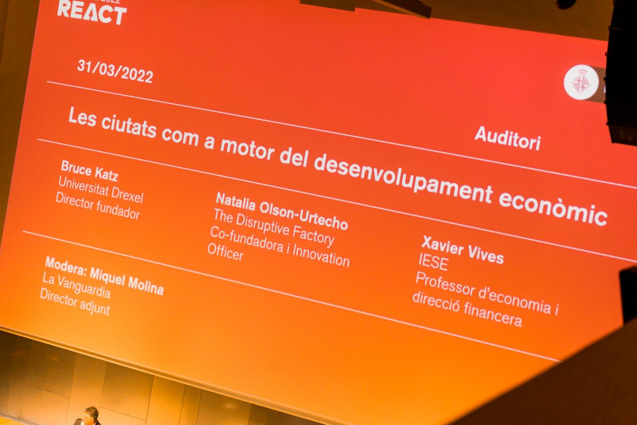 Barcelona REACT 2022 - Les ciutats com a motor del desenvolupament econòmic 01