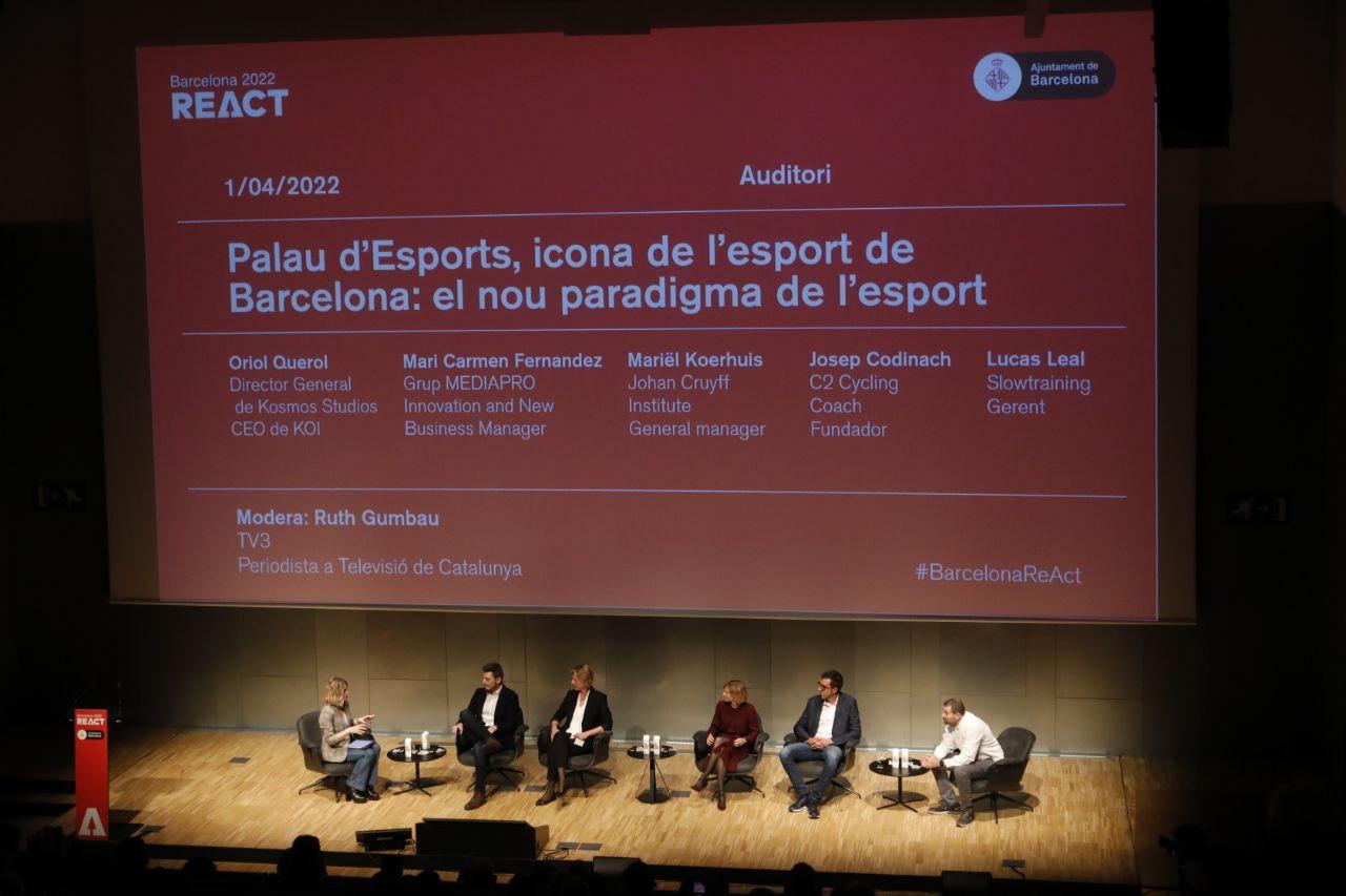 Barcelona REACT 2022 – Palau d’Esports, a Barcelona sports icon: the new sports paradigm