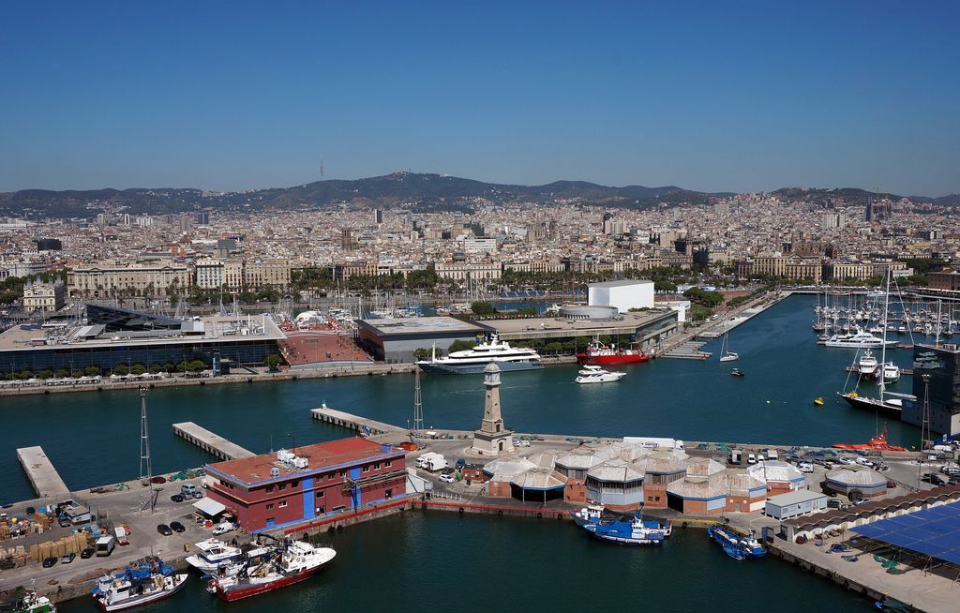 Vista panoràmica del Port de Barcelona