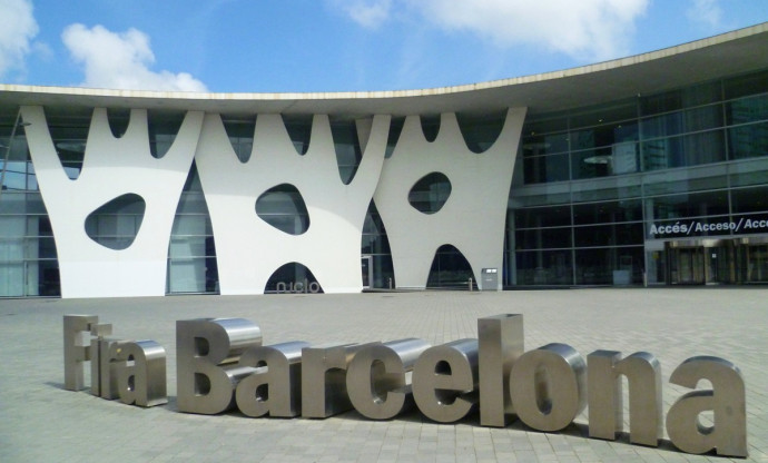 Edifici d'accés a Fira Gran Via 2, obra de Toyo Ito