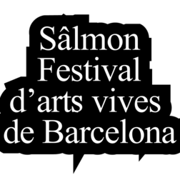 Bàner amb el text: Sâlmon Festival d'arts vives de Barcelona