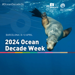 Banner with the text: 2024 Ocean Decade week