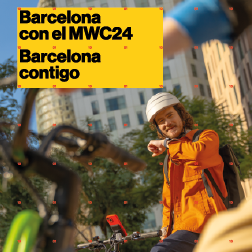 Barcelona con el MWC24. Barcelona contigo.