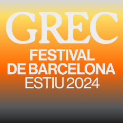 Bàner amb el text: Grec Festival de Barcelona estiu 2024
