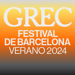 Baner con el texto: Grec Festival de Barcelona Verano 2024
