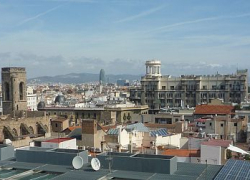 Vista de terrats de Barcelona