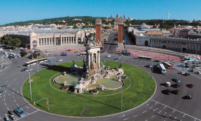 La plaça d'Espanya