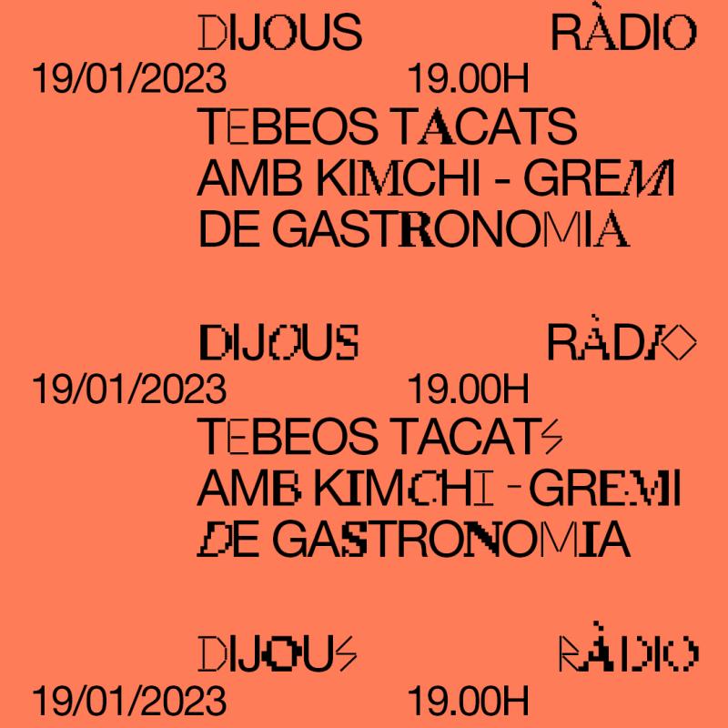 ‘Tebeos tacats amb kimchi’ amb el Gremi de Gastronomia